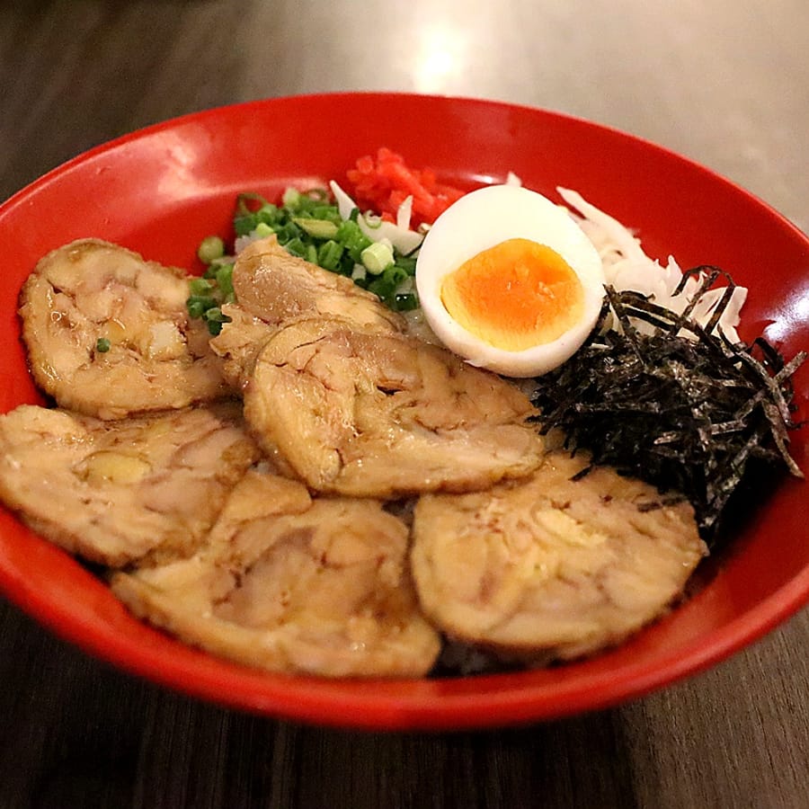 Char siu rice bowl